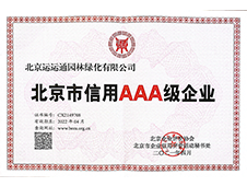北京市信用AAA级企业